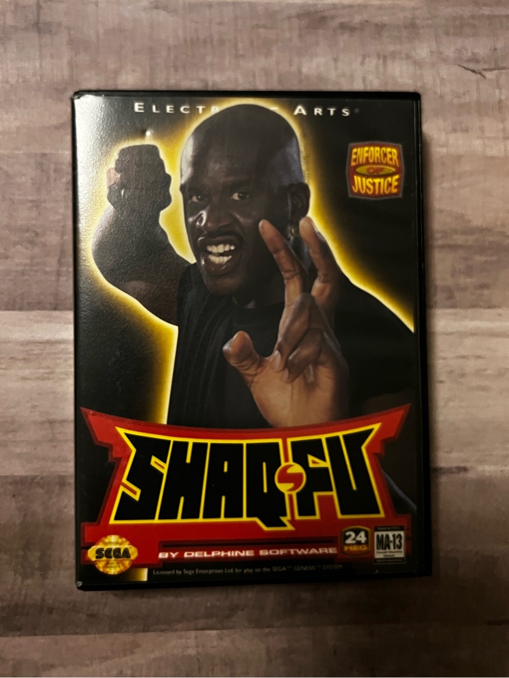 Shaq-Fu (Sega Genesis, 1994) w/Box No Manual Tested Works